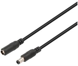 CONEXIÓN - PROLONGADOR ALIMENTACION - JACK HUECO 5.5x2.1mm MACHO - HEMBRA - 10m