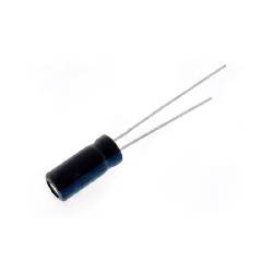 CONDENSADOR ELECTROLITICO 10uF / 100V [105] 6x11mm