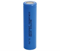 BATERIA LI-ION 3,7V - 2400mAH LIR18650 RECARGABLE - 18,0x65,0mm - SIN cto DE CONTROL