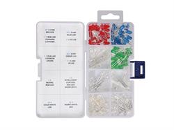 KIT 130 DIODOS LED - 11 MODELOS - EN CAJA CLASIFICADORA