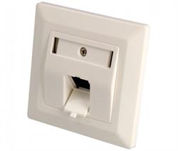 PANEL FRONTAL PARA EMPOTRAR - RJ45 KEYSTONE - 80X80mm