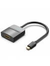 CONVERSOR - ADAPTADOR ENTRADA USB TIPO-C MACHO - SALIDA HDMI HEMBRA - 1080p - AUDIO - ALTA CALIDAD