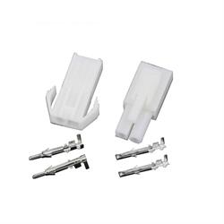 PAREJA DE CONECTORES ALIMENTACION DC TAMIYA - 2 PIN - 4.5mm