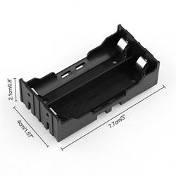 PORTAPILAS 2x 18650 - BLOQUE DE 2 - PARA PCB O AEREO