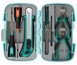 ESTUCHE DE HERRAMIENTAS PARA USO DOMÉSTICO - 8 HERRAMIENTAS ALTA CALIDAD  - 205.0x132.0x45.0mm