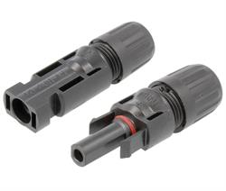 CONECTOR MC4 MACHO-HEMBRA - CON PINES - PARA CONEXIONADO DE PLACAS SOLARES