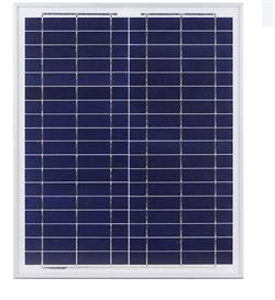 PLACA SOLAR POLICRISTALINA - 18V - 40W - 650x390X17mm