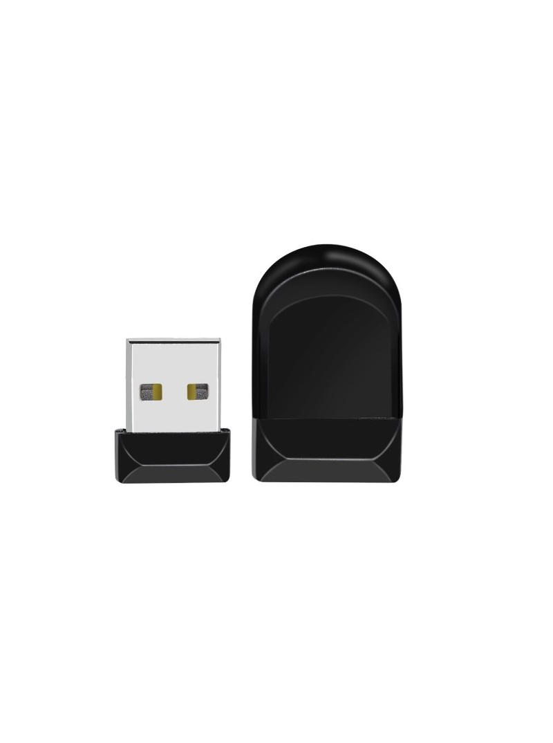 MEMORIA FLASH - PENDRIVE COMPACTO 16GB - USB 2.0 - NEGRO