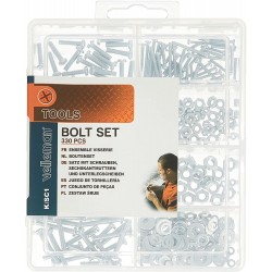 JUEGO DE TORNILLERIA 330 UDS (TORNILLOS PHILIPS, TUERCAS Y ARANDELAS)