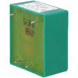 TRANSFORMADOR CERRADO 1,5VA 230VCA - 18VCA MONTAJE CI - 28X33X24MM