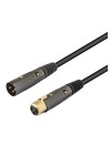 CONEXION NIMO AUDIO GAMA PROFESIONAL XLR 3 PIN MACHO - XLR 3 PIN HEMBRA - 3m