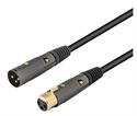 CONEXION NIMO AUDIO GAMA PROFESIONAL XLR 3 PIN MACHO - XLR 3 PIN HEMBRA - 5m