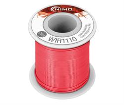 CABLE FLEXIBLE 0,5MM, COBRE ESTAÑADO, ROJO - 25 METROS