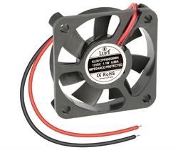 VENTILADOR 50X50X10 - 12VDC - RODAMIENTOS - TERMOPLASTICO - 2 HILOS