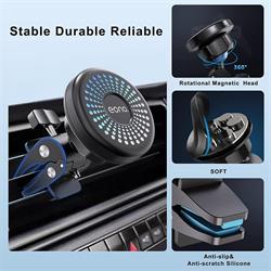 SOPORTE DE TELEFONO PARA COCHE DE ALTA CALIDAD MAGNETICO - PARA REJILLA