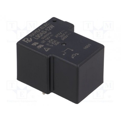 RELE RAYEX 12VDC / 30A -  1Ctos - SPDT - TIPO L90