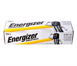 PILA ALCALINA ENERGIZER INDUSTRIAL 9V / 6LF22 - CAJA 12 UNIDADES