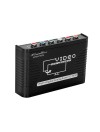CONVERSOR / ADAPTADOR ENTRADA VIDEO COMPONENTES 6 RCA HEMBRA - SALIDA HDMI HEMBRA 1080P - NEGRO