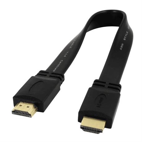 CONEXION HDMI 1.4 MACHO - HDMI MACHO - PLANO - HI SPEED [0,5m]