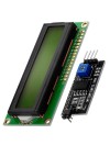 MODULO DISPLAY LCD PARA ARDUINO (CONTROLADOR HD44780) + MODULO I2C - 80x35x11mm