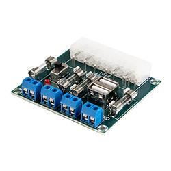 PLACA DE ALIMENTACION ATX 24 PIN - 4 VOLTAJES - USB - CON INTERRUPTOR