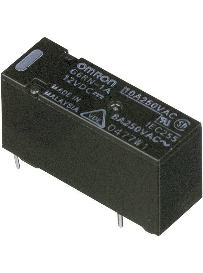 RELE ELECTROMAGNETICO OMRON SPDT 12VDC / 8A - 250VCA  1Cto - 28.5x10x15mm