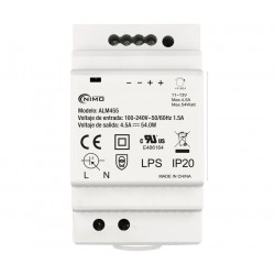 FUENTE DE ALIMENTACIÓN CONMUTADA PARA CARRIL DIN - 12V - 2A - 24W - 35x90x58mm