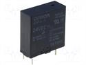 RELE ELECTROMAGNETICO OMRON - SPST -  24VDC 16A - 250VCA  1Cto - 23,8x23,8x9,85mm