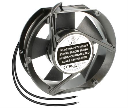 VENTILADOR METAL 172x150x51mm - 24VCC - 2700rpm - RODAMIENTO - ALUMINIO - 2 HILOS