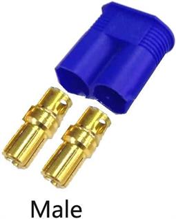 CONECTOR ALIMENTACION DC EC8 - 2 PIN - 8mm - MACHO - AWG 7 - HASTA 400A
