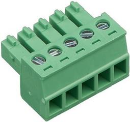 BLOQUE DE BORNAS DESMONTABLE - ENCHUFE HEMBRA - RASTER 3,81mm - 5 PIN