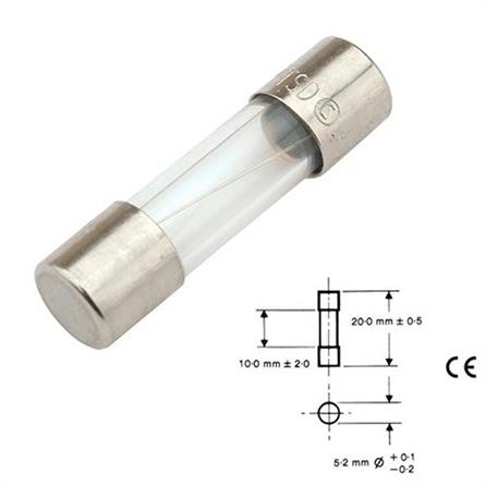 FUSIBLE 5X20 - RAPIDO - 200mA - CRISTAL