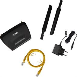 PUNTO DE ACCESO WIRELESS ZYXE - 2,4GHz  - DOBLE ANTENA - 3 MODOS - CON 5 PUERTOS LAN 10/100 - 300mbps