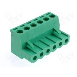 BLOQUE DE BORNAS DESMONTABLE - ENCHUFE HEMBRA - 5,08mm / 2,5mm2 - 6 PIN