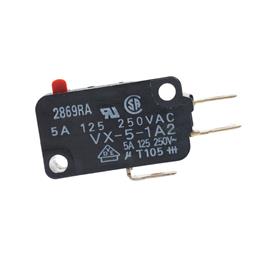 MICRORRUPTOR OMRON SPDT - 250V 5A - SIN PALANCA - 0.25N - VX-5-1A2