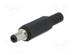 CONECTOR JACK ALIMENTACION 5,5x2,5mm LARGO 9,5mm - 5A - VERSION CORTA