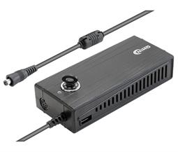 ALIMENTADOR ELECTRONICO REGULABLE MANUAL - ENTRADA 110-240VCA o 12VCC - DE 15 a 24VCC - 24W - 5A - 9 CONECTORES