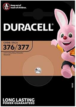 PILA BOTON OXIDO DE PLATA DURACELL - AG4 G4 LR626 LR66 177 GP77A 377 SR626W SR626SW - 1,55V