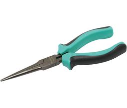 ALICATE PROSKIT AISLADO - PUNTAS LARGAS FINAS  - PALAS 53x11,5mm - LONGITUD 150mm - ACERO CARBONO S45C