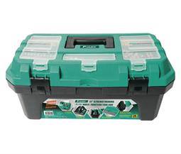 CAJA DE HERRAMIENTAS PARA ALMACENAJE Y TRANSPORTE - POLIPROPILENO - HASTA 25KG - 470x230x220mm