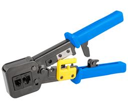 CRIMPADORA PROSKIT PROFESIONAL PARA CONECTTORES MODULARES - RJ11, RJ12, RJ45 Y TIPO FAST 1 2 3 - TAMAÑO 210mm
