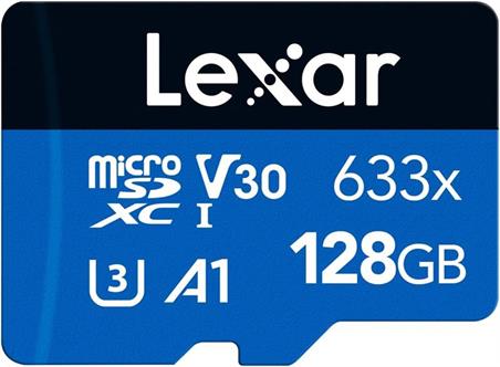MEMORIA MICRO SD 128GB LEXAR UHS-I CL10 + ADAPTADOR