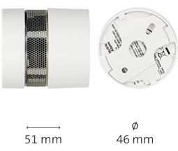 DETECTOR DE HUMOS CON BATERIA LITIO - 85dbs - VIDA UTIL 10 AÑOS