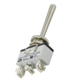 PULSADOR PALANCA SP3T - 3 POSICIONES - 15A 250V -ORIFICIO MONTAJE 12,2mm - TORNILLO -
