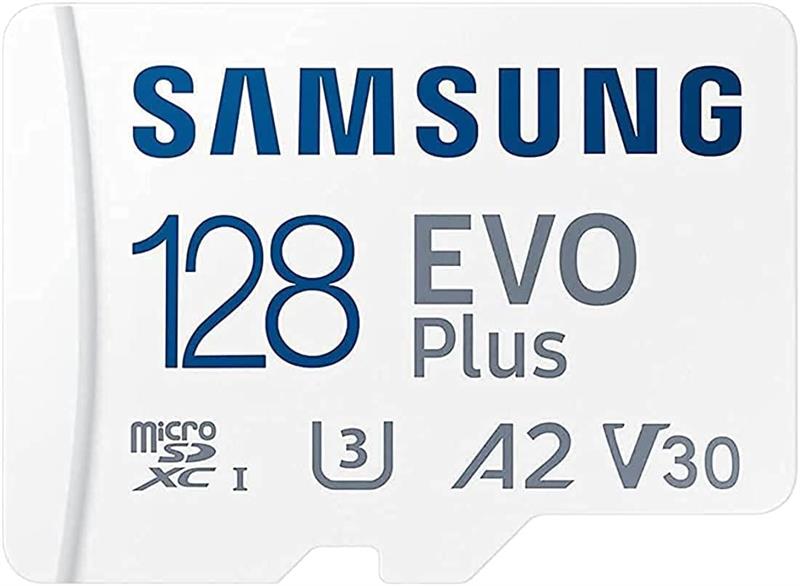 MEMORIA MICRO SD UHS-I 128GB SAMSUNG EVO PLUS - CON ADAPTADOR A SD - 130MBs