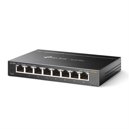 SWITCH ETHERNET TP-LINK 8 PUERTOS 10/100/1000 - TL-SG108 VERSION 3.0  - CARCASA ACERO