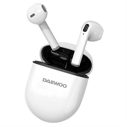 AURICULAR TWS DAEWOO - BT 5.3 - CANCELACION RUIDO - USB C - BLANCO