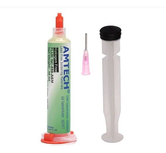 FLUX AMTECH NC-559-ASM BGA - JERINGA - 10ml - SIN RESIDUO