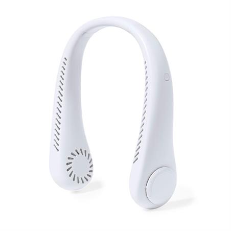 VENTILADOR DE CUELLO RECARGABLE USB  - BLANCO