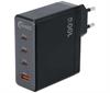 CARGADOR NIMO PD + QC3.0  - ENTRADA AC100-240V -  x3 USBC + x1 USB - 100W - NEGRO